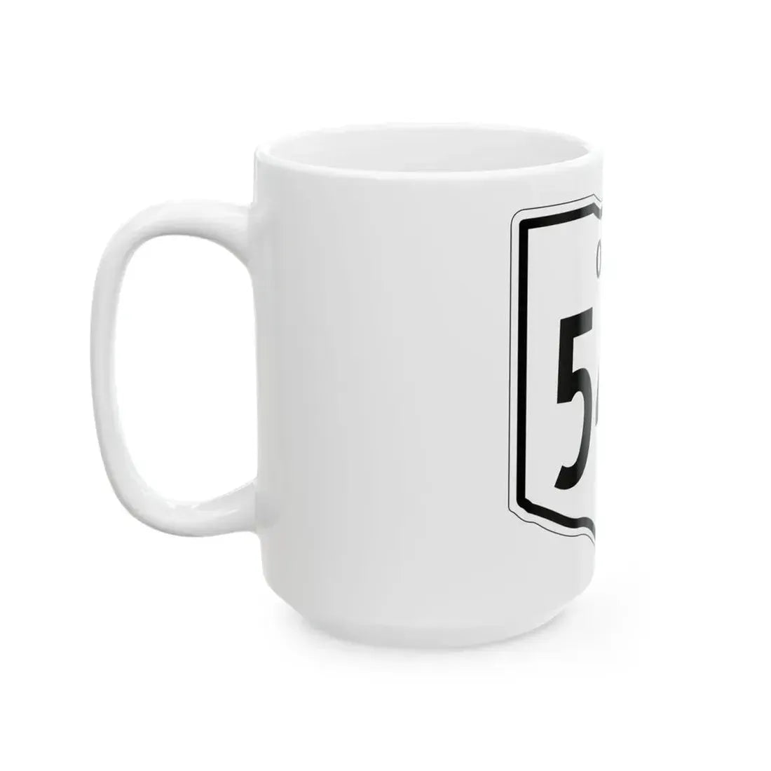 OH-544 1948 (Ohio) (Road Sign) White Coffee Mug - Go Mug Yourself