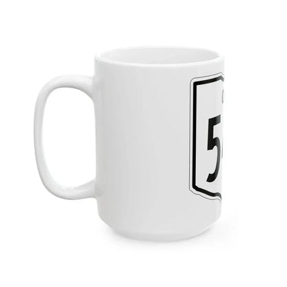 OH-544 1948 (Ohio) (Road Sign) White Coffee Mug - Go Mug Yourself