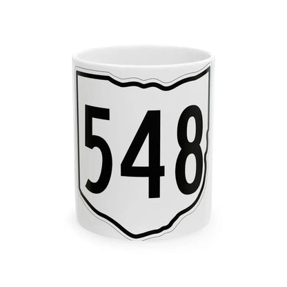 OH-548 1960 (Ohio) (Road Sign) White Coffee Mug 11oz - Go Mug Yourself