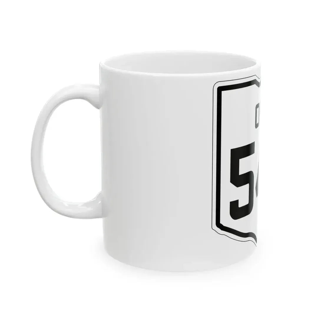 OH-549 1927 (Ohio) (Road Sign) White Coffee Mug - Go Mug Yourself