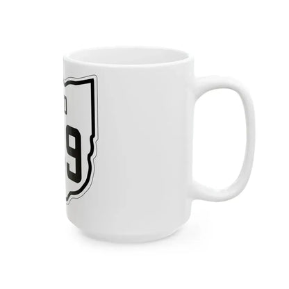 OH-549 1927 (Ohio) (Road Sign) White Coffee Mug - Go Mug Yourself