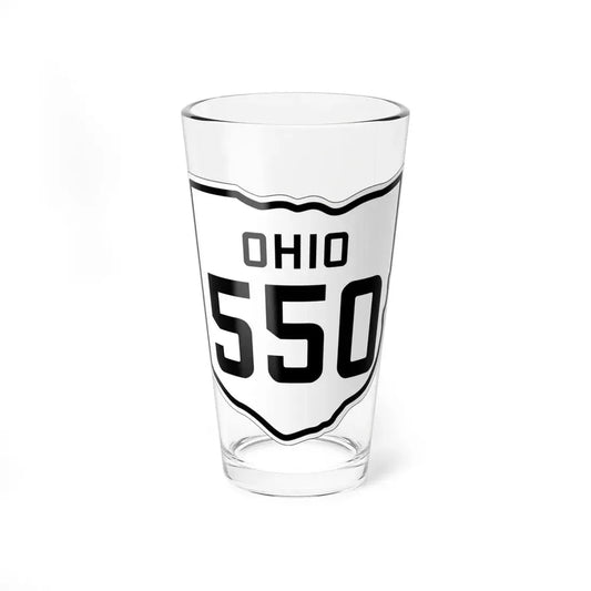 OH-550 1927 (Ohio) (Road Sign) Pint Glss 16oz 16oz - Go Mug Yourself