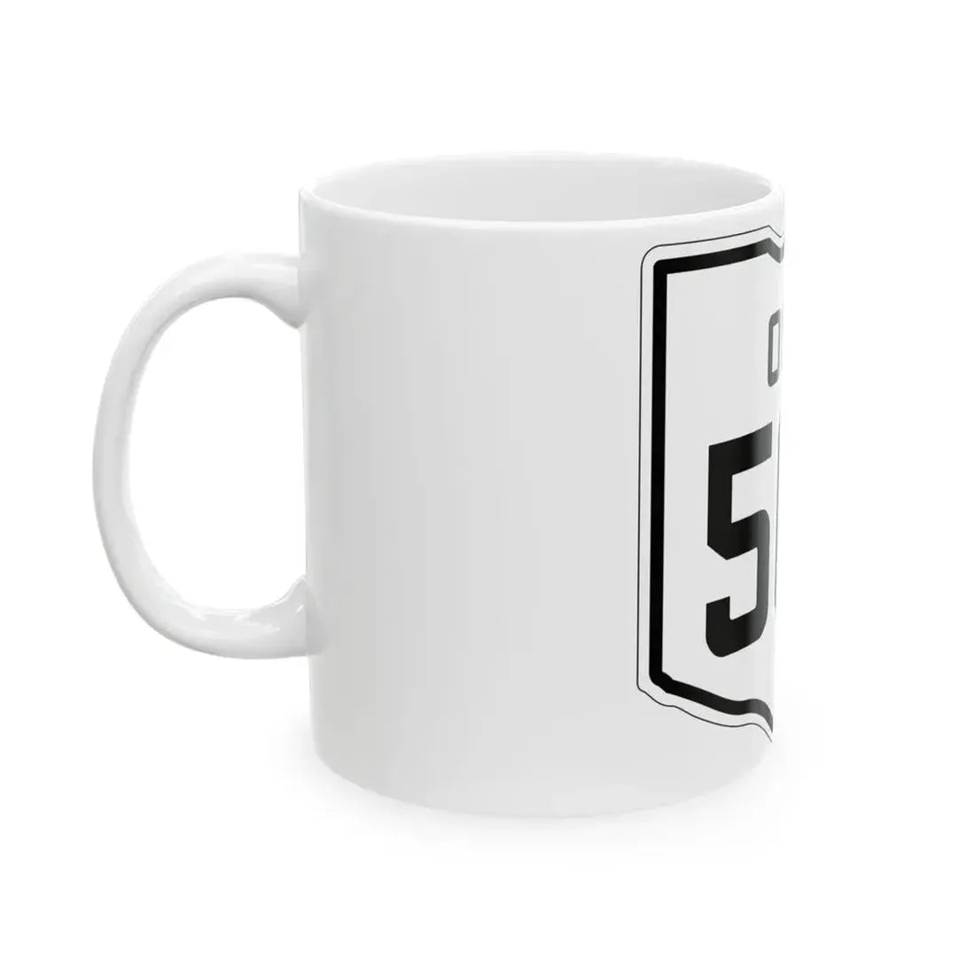 OH-567 1927 (Ohio) (Road Sign) White Coffee Mug - Go Mug Yourself