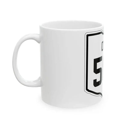 OH-567 1927 (Ohio) (Road Sign) White Coffee Mug - Go Mug Yourself
