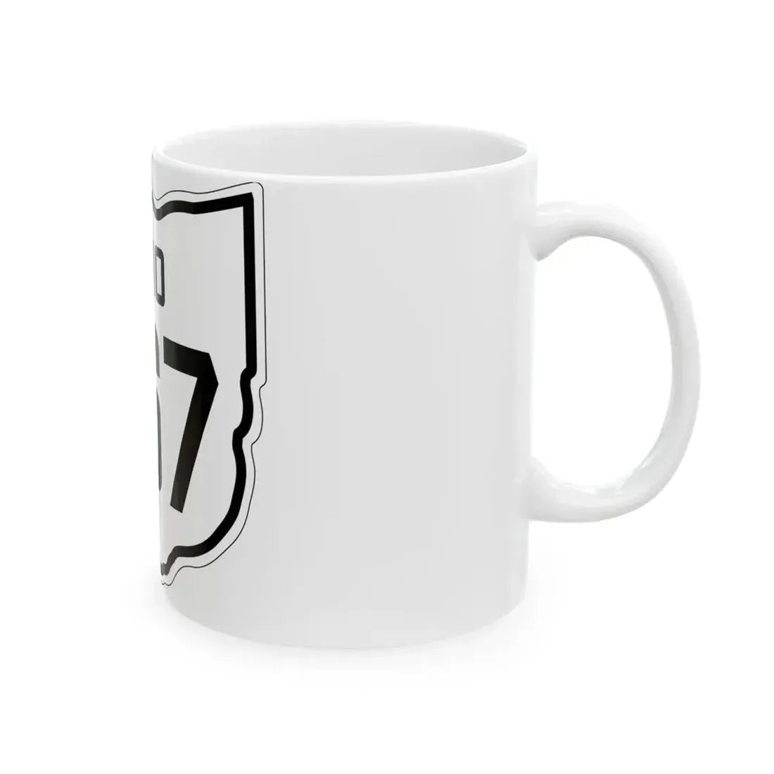 OH-567 1927 (Ohio) (Road Sign) White Coffee Mug - Go Mug Yourself