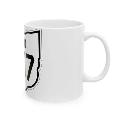 OH-567 1927 (Ohio) (Road Sign) White Coffee Mug - Go Mug Yourself