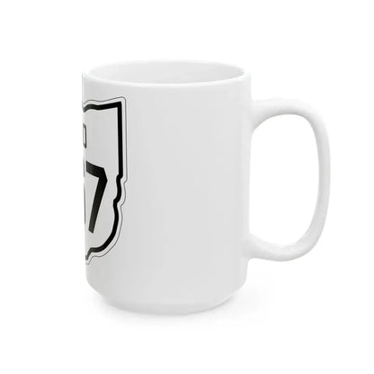 OH-567 1927 (Ohio) (Road Sign) White Coffee Mug - Go Mug Yourself