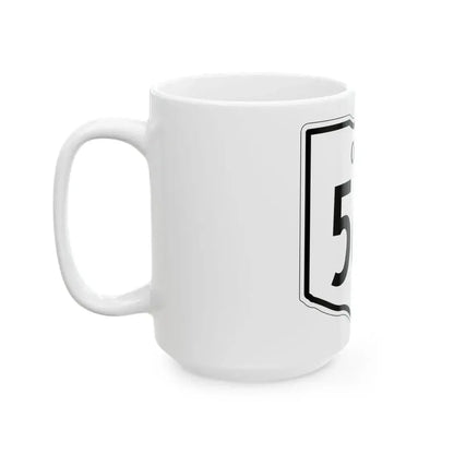 OH-567 1948 (Ohio) (Road Sign) White Coffee Mug - Go Mug Yourself