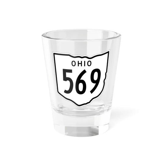 OH-569 1948 (Ohio) (Road Sign) Shot Glass 1.5oz 1.5oz - Go Mug Yourself