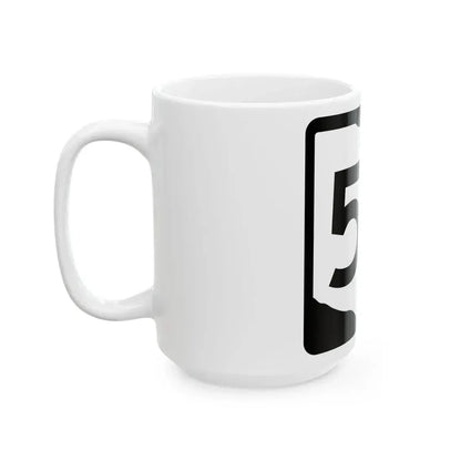 OH-57 (Ohio) (Road Sign) White Coffee Mug - Go Mug Yourself