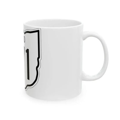 OH-571 1948 (Ohio) (Road Sign) White Coffee Mug - Go Mug Yourself