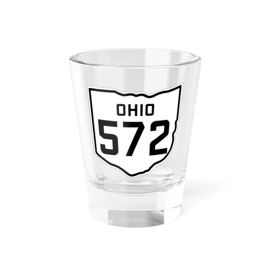 OH-572 1927 (Ohio) (Road Sign) Shot Glass 1.5oz 1.5oz - Go Mug Yourself