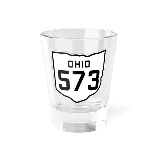 OH-573 1927 (Ohio) (Road Sign) Shot Glass 1.5oz 1.5oz - Go Mug Yourself