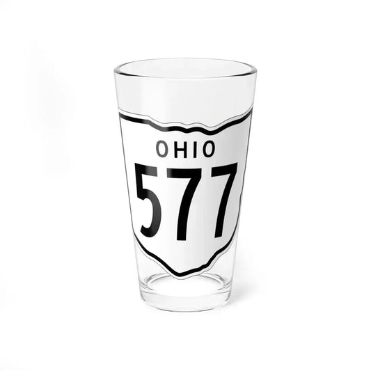 OH-577 1948 (Ohio) (Road Sign) Pint Glass 16oz 16oz - Go Mug Yourself