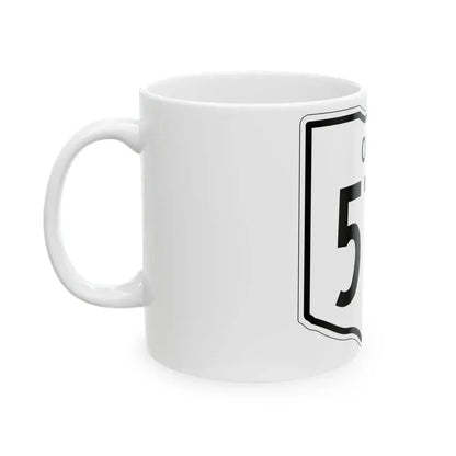 OH-577 1948 (Ohio) (Road Sign) White Coffee Mug - Go Mug Yourself