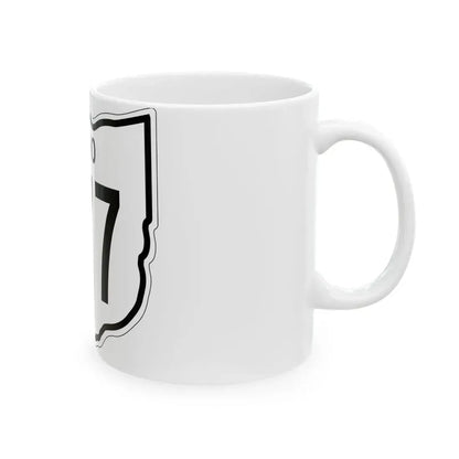 OH-577 1948 (Ohio) (Road Sign) White Coffee Mug - Go Mug Yourself