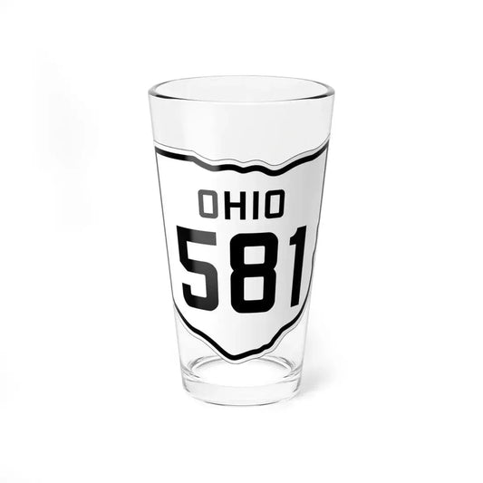 OH-581 1927 (Ohio) (Road Sign) Pint Glass 16oz 16oz - Go Mug Yourself