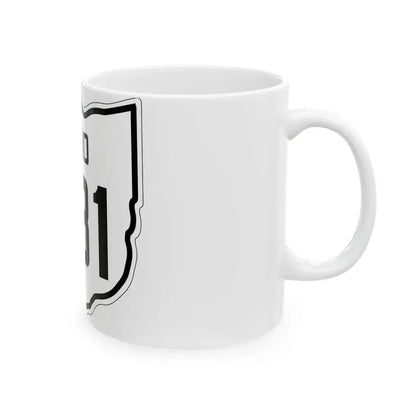 OH-581 1927 (Ohio) (Road Sign) White Coffee Mug - Go Mug Yourself