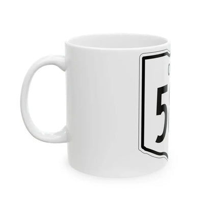 OH-584 1948 (Ohio) (Road Sign) White Coffee Mug - Go Mug Yourself