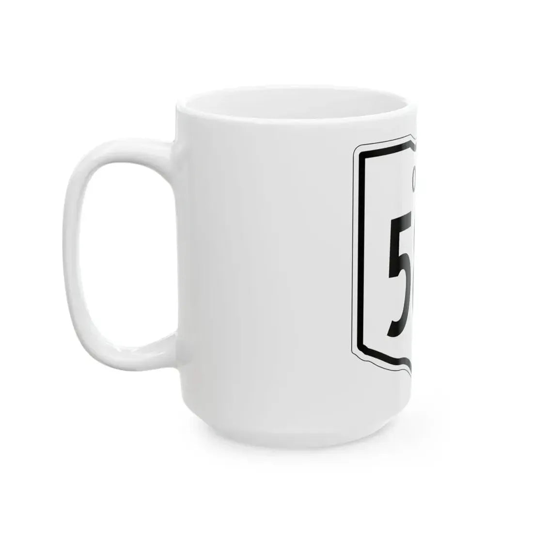 OH-584 1948 (Ohio) (Road Sign) White Coffee Mug - Go Mug Yourself