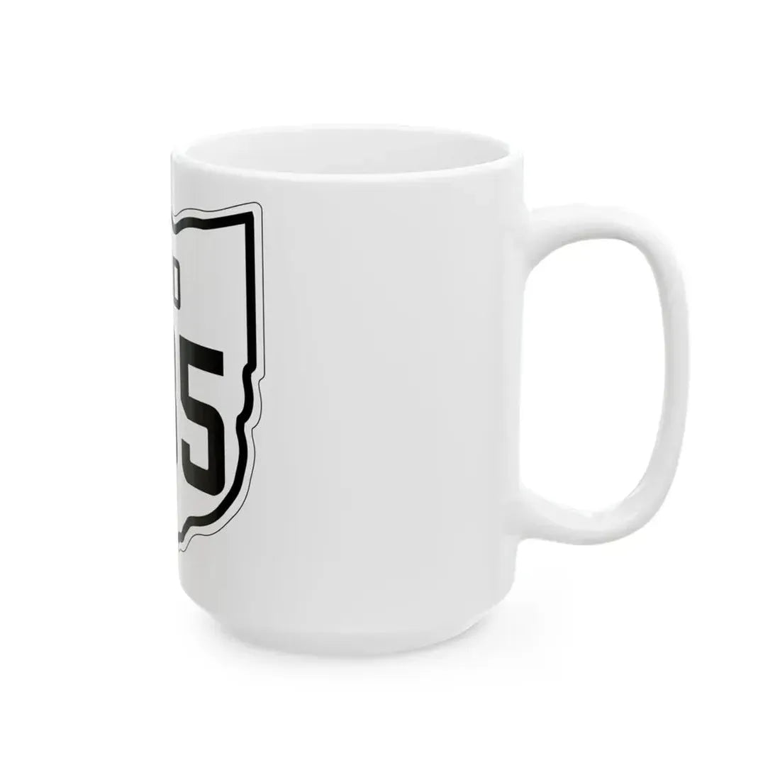 OH-585 1927 (Ohio) (Road Sign) White Coffee Mug - Go Mug Yourself
