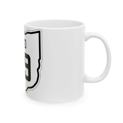 OH-59 1927 (Ohio) (Road Sign) White Coffee Mug - Go Mug Yourself