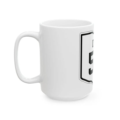 OH-59 1927 (Ohio) (Road Sign) White Coffee Mug - Go Mug Yourself