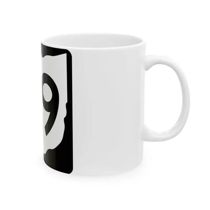 OH-59 (Ohio) (Road Sign) White Coffee Mug - Go Mug Yourself