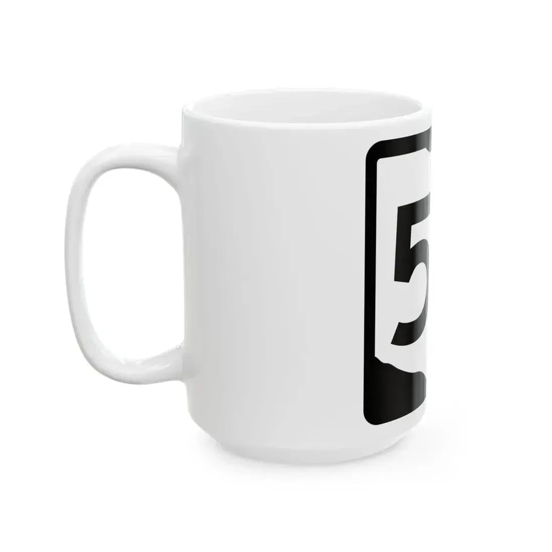 OH-59 (Ohio) (Road Sign) White Coffee Mug - Go Mug Yourself
