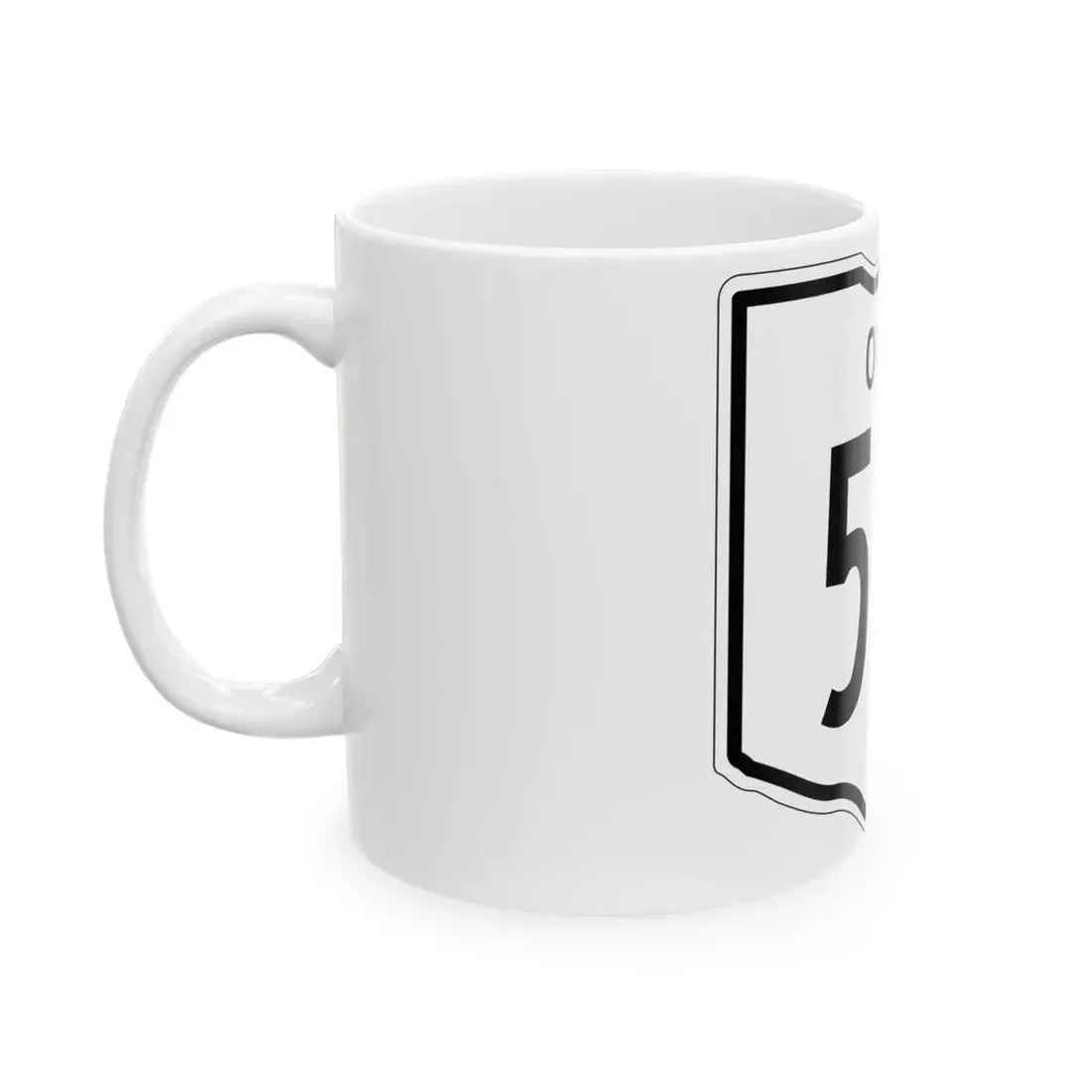 OH-591 1948 (Ohio) (Road Sign) White Coffee Mug - Go Mug Yourself