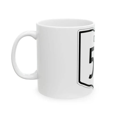 OH-591 1948 (Ohio) (Road Sign) White Coffee Mug - Go Mug Yourself