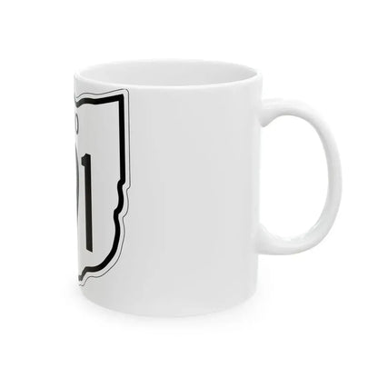 OH-591 1948 (Ohio) (Road Sign) White Coffee Mug - Go Mug Yourself