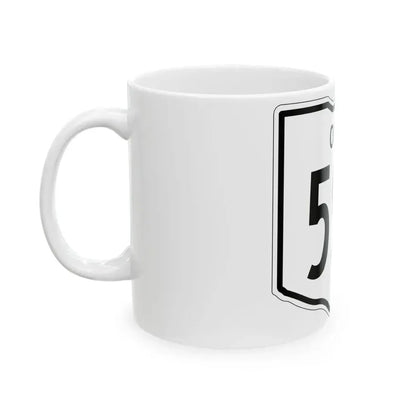 OH-592 1948 (Ohio) (Road Sign) White Coffee Mug - Go Mug Yourself