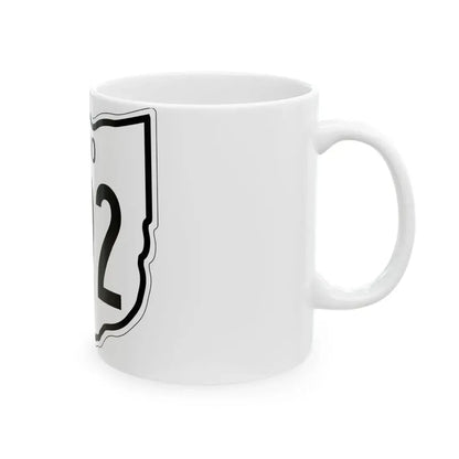 OH-592 1948 (Ohio) (Road Sign) White Coffee Mug - Go Mug Yourself