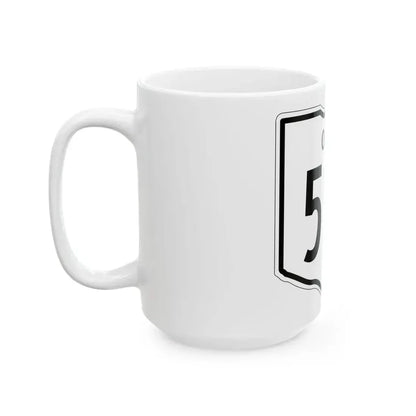OH-592 1948 (Ohio) (Road Sign) White Coffee Mug - Go Mug Yourself