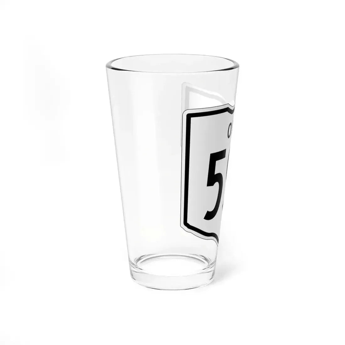 OH-596 1948 (Ohio) (Road Sign) Pint Glass 16oz - Go Mug Yourself