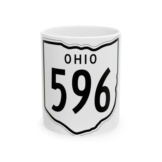OH-596 1948 (Ohio) (Road Sign) White Coffee Mug 11oz - Go Mug Yourself