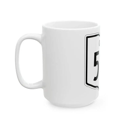OH-596 1948 (Ohio) (Road Sign) White Coffee Mug - Go Mug Yourself