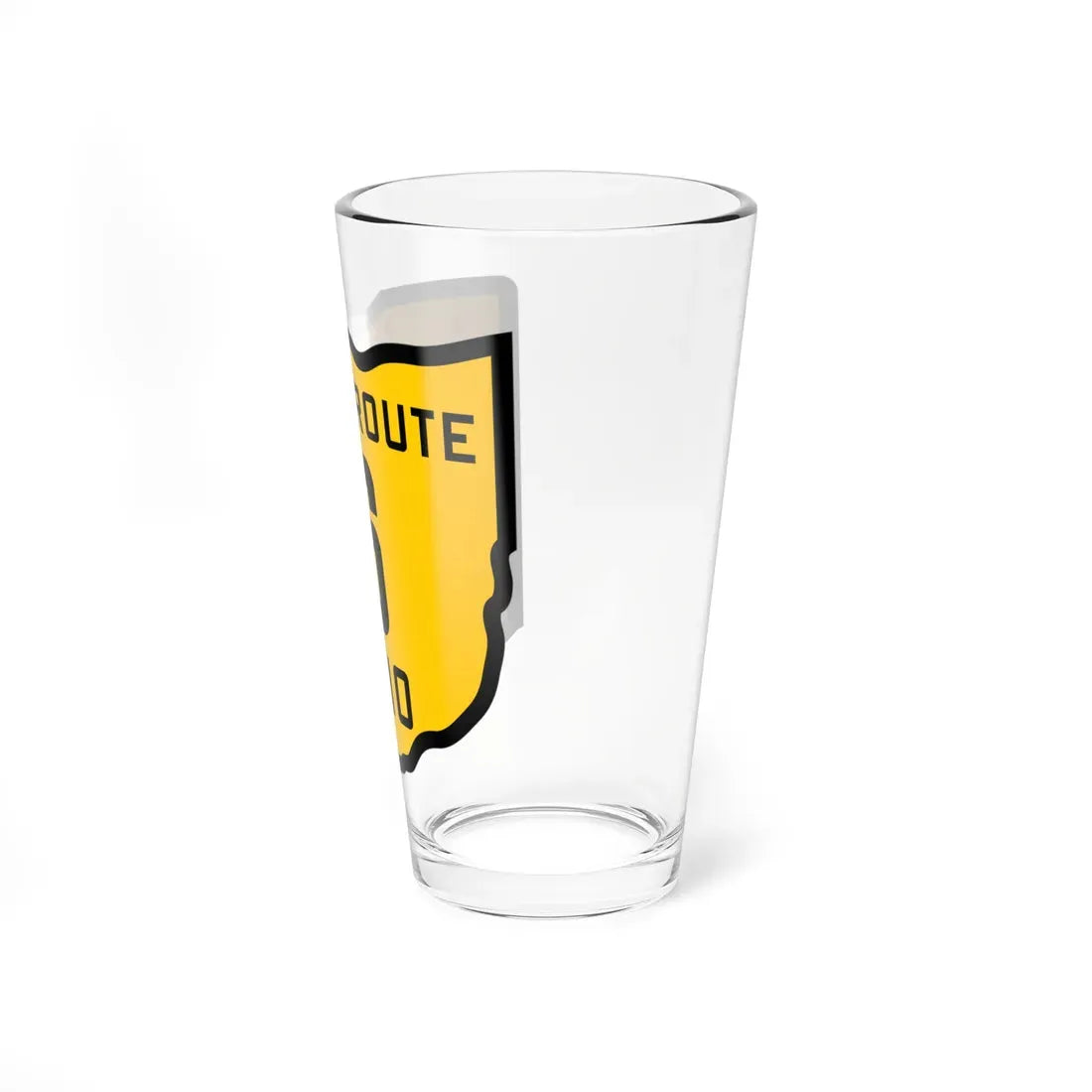 OH-6 1920 (Ohio) (Road Sign) Pint Glass 16oz - Go Mug Yourself
