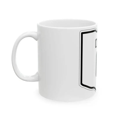 OH-6 1927 (Ohio) (Road Sign) White Coffee Mug - Go Mug Yourself