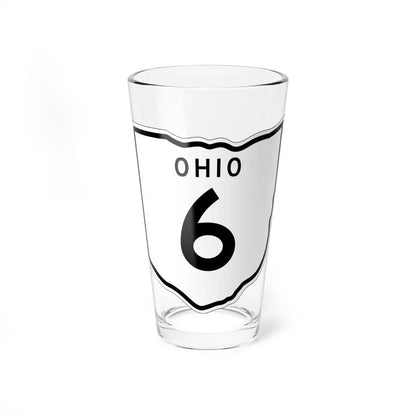 OH-6 1948 (Ohio) (Road Sign) Pint Glass 16oz 16oz - Go Mug Yourself