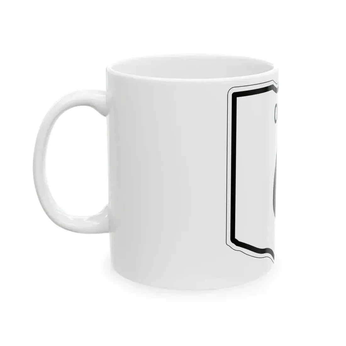 OH-6 1948 (Ohio) (Road Sign) White Coffee Mug - Go Mug Yourself