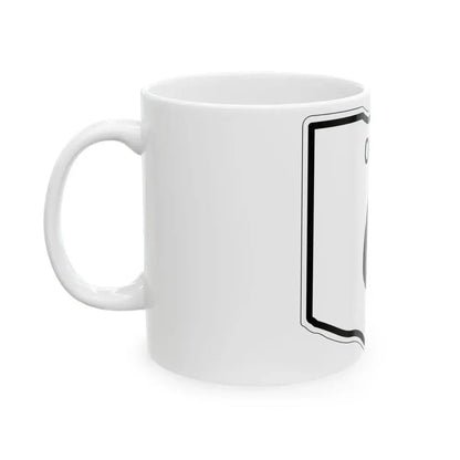 OH-6 1948 (Ohio) (Road Sign) White Coffee Mug - Go Mug Yourself