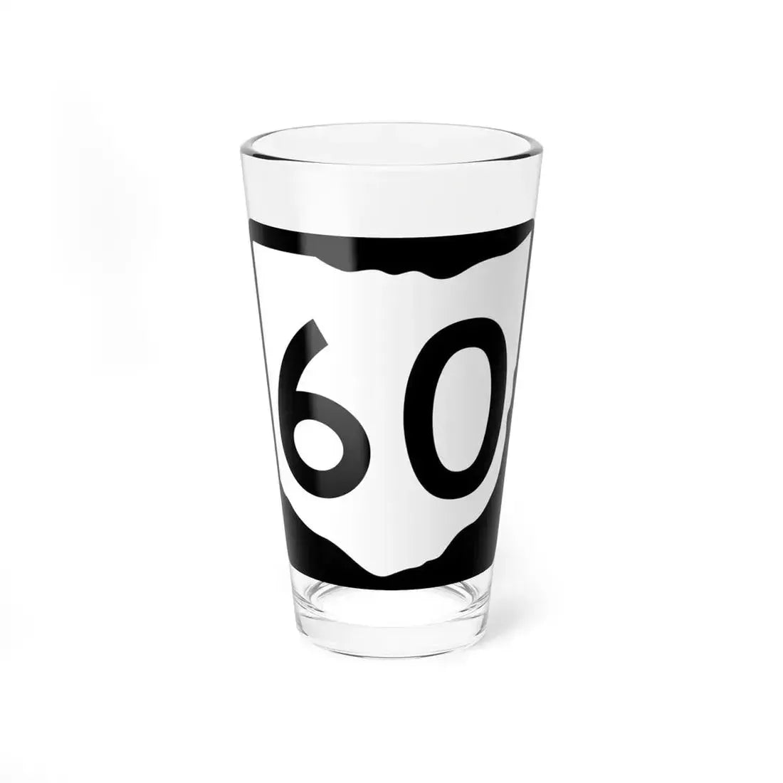 OH-60 (Ohio) (Road Sign) Pint Glass 16oz 16oz - Go Mug Yourself