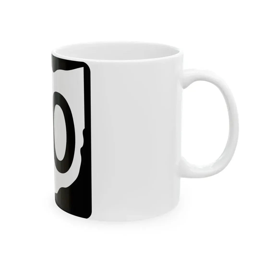 OH-60 (Ohio) (Road Sign) White Coffee Mug - Go Mug Yourself