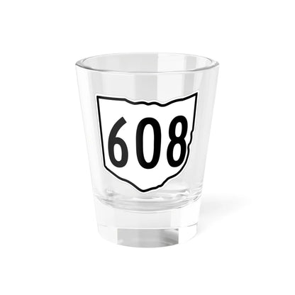 OH-608 1960 (Ohio) (Road Sign) Shot Glass 1.5oz 1.5oz - Go Mug Yourself