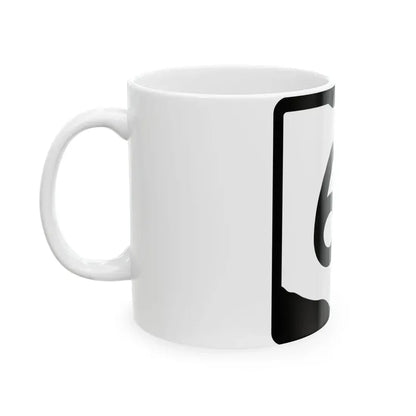 OH-61 (Ohio) (Road Sign) White Coffee Mug - Go Mug Yourself
