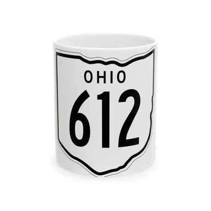 OH-612 1948 (Ohio) (Road Sign) White Coffee Mug 11oz - Go Mug Yourself