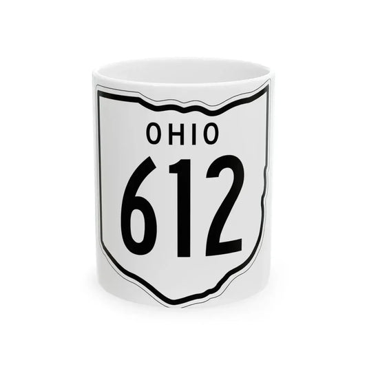 OH-612 1948 (Ohio) (Road Sign) White Coffee Mug 11oz - Go Mug Yourself