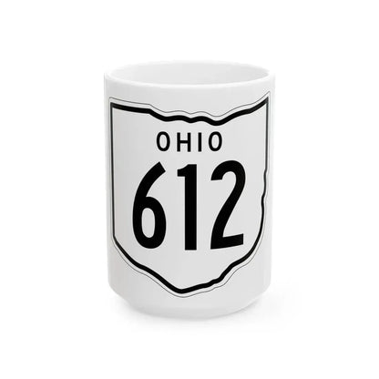 OH-612 1948 (Ohio) (Road Sign) White Coffee Mug 15oz - Go Mug Yourself